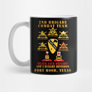 2nd Brigade Combat Team, 1st Cavalry Division - BlackJack - All Sub Units w Ribbon X 300 Mug